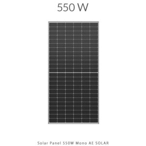 پنل خورشیدی 550 وات مونو کریستال برند AE SOLAR