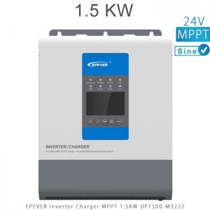 اینورتر شارژر 1.5KW و 24V سری MPPT تمام سینوسی مدل UP1500-M3222 برند EPEVER