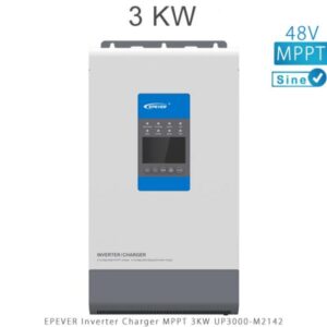 ینورتر شارژر 3KW و 48V سری MPPT تمام سینوسی مدل UP3000-M2142 برند EPEVER EPEVER Solar Inverter Charger 3KW MPPT Series UP3000-M2142 48V